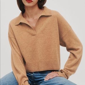 Reformation Cashmere Cropped Sweater